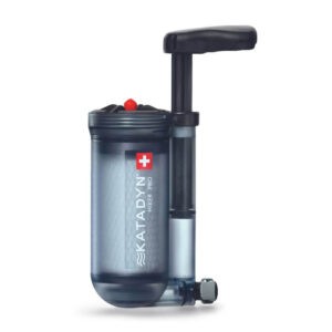 Katadyn Hiker Pro Wasserfilter Kleiner, Kompakter Filter für 1-2 Personen mit einem einfachen Pumpmechanismus. Perfekt für Rucksackreisen.