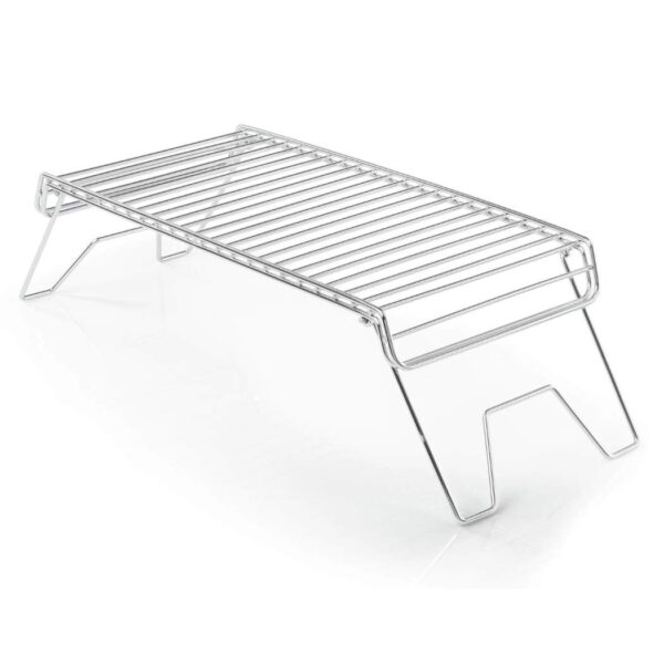 GSI Outdoors Folding Campfire Grill, der strapazierfähige Grillrost, der kompakt verstaut werden kann.