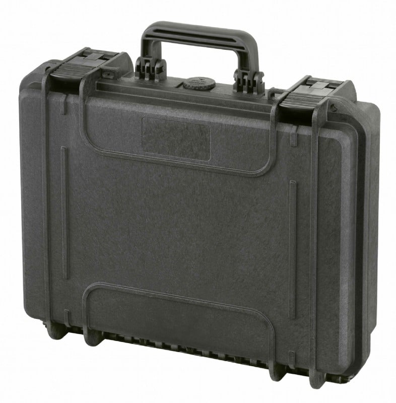 MAX Transportkoffer 380H115 schwarzer kunststoffkoffer