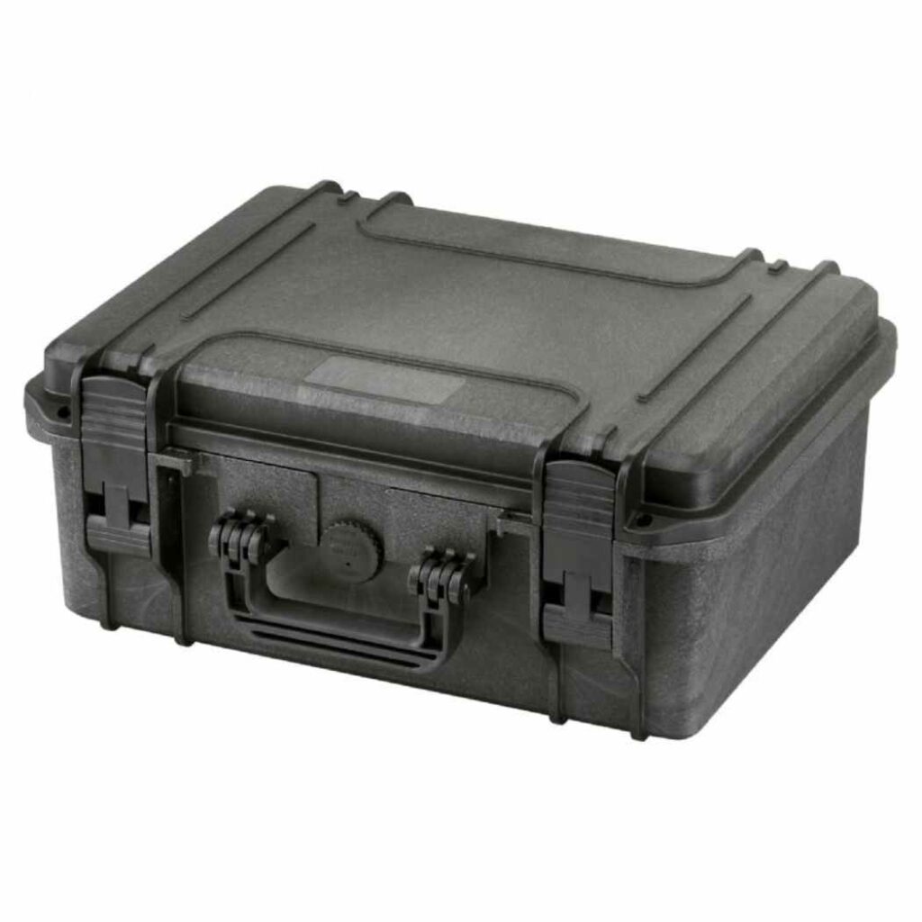 MaxTransportkoffer 380H160 schwarzer kunststoffkoffer