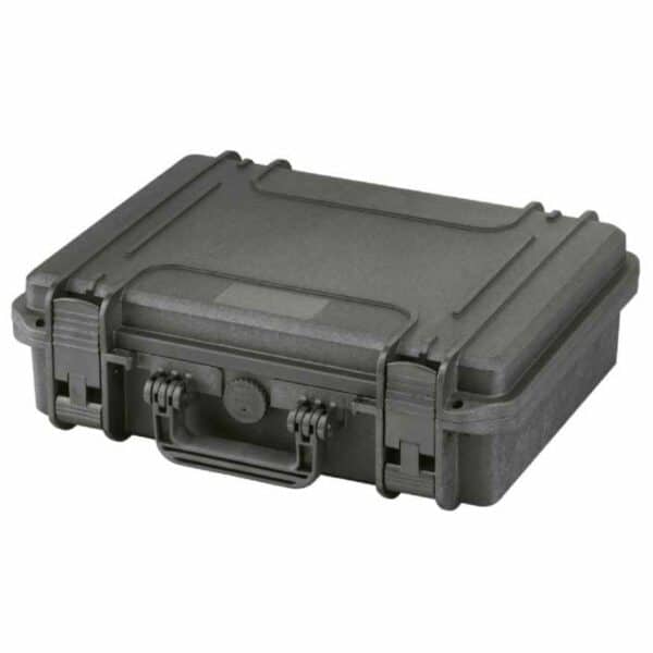 Max Transportkoffer 380H115 schwarzer kunststoffkoffer mit schaumstoff