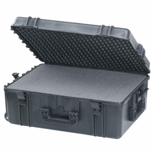 Max Transportkoffer 620H250S mit schaumstoff schwarz