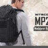 Nitecore MP25 ist ein modularer Tagesrucksack für Pendler und Mehrtagesausflüge mit 25 Liter Fassungsvermögen im Hauptfach.