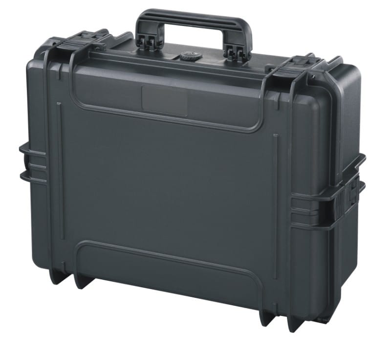 Max Transportkoffer 505H194 schwarzer kunststoffkoffer