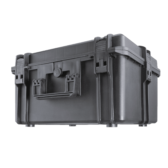 Max Transportkoffer 505H280STR schwarzer kunsstoffkoffer