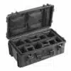 Max Transportkoffer 540H245 schwarzer kunsstoffkoffer mit kamerataschen