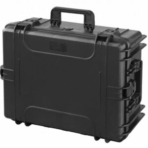 Max Transportkoffer 540H245 schwarzer kunsstoffkoffer leer