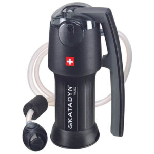 Katadyn Vario Wasserfilter ist ein Multitalent,der Vario hat drei Filtermedien, welche nach verschmutzungsgrad zugeschaltet werden können.