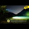 Nitecore MT21C Taschenlampe mit 90 Grad schwenkbaren Kopf und einer Leuchtweite bis zu 184m, der Batteriedeckel magnetisch und daher vielseitig einsetzbar