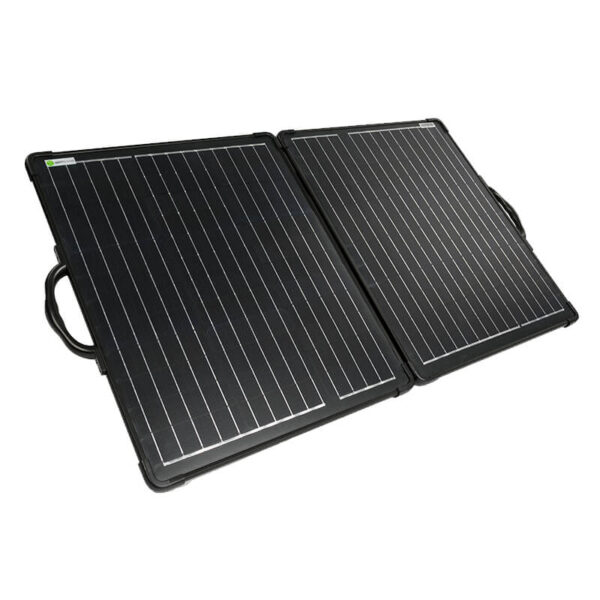 WATTSTUNDE WS120SUL Solarkoffer ist durch seine kompakte Größe und herausragende Leistung von 120W ein zuverlässiger Begleiter auf Reisen.